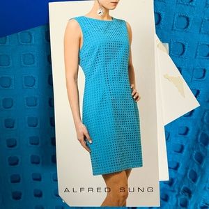 Ladies Alfred Sung Blue Dress